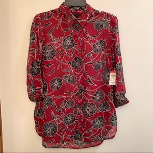 Attention button down